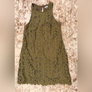 Xtraordinary Olive Lace Dress